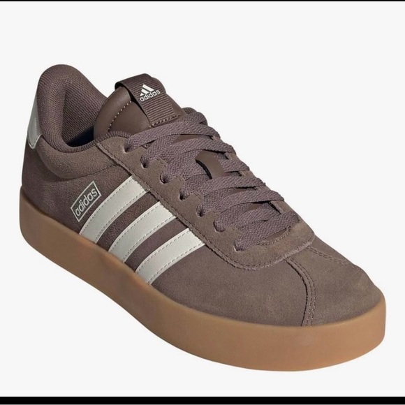 Adidas Suede Sneakers in Brown and White - Picture 4 of 8
